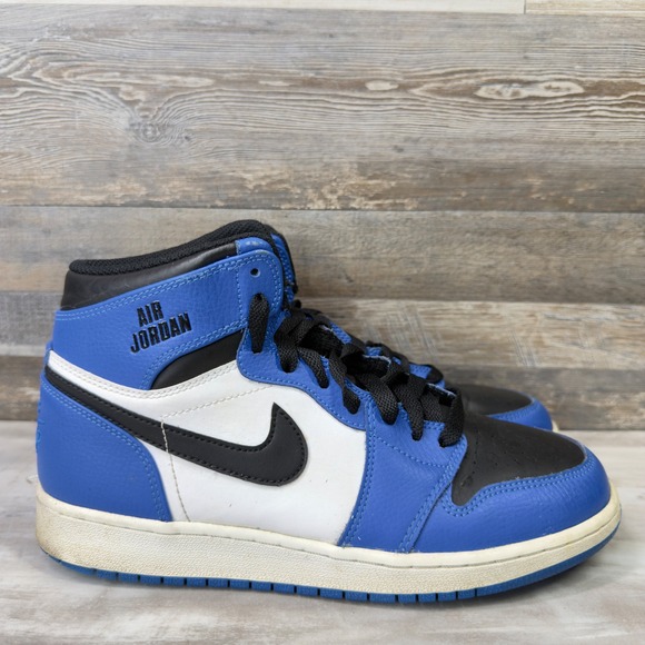 Nike Other - Nike Air Jordan 1 Retro Rare‎ Air Soar Blue Hyper Royal Boys Size 6.5Y Sneakers